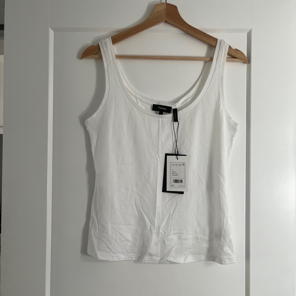 NWT Theory Pima cotton tee tank